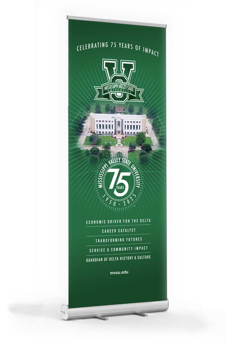 Bannerstand to show why MVSU is Transforming Futures