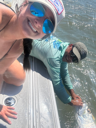 English Calhoun gets her tarpon