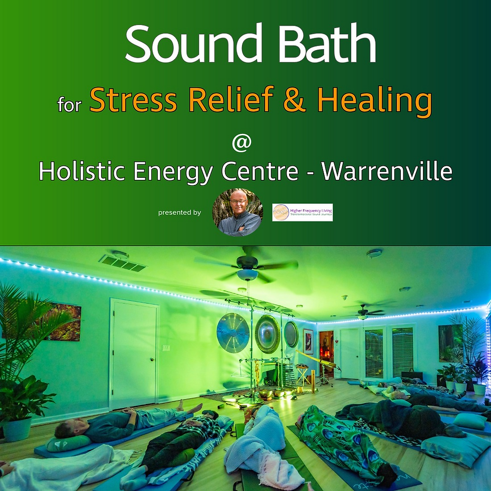 Sound Bath-for Stress Relief &  Healing