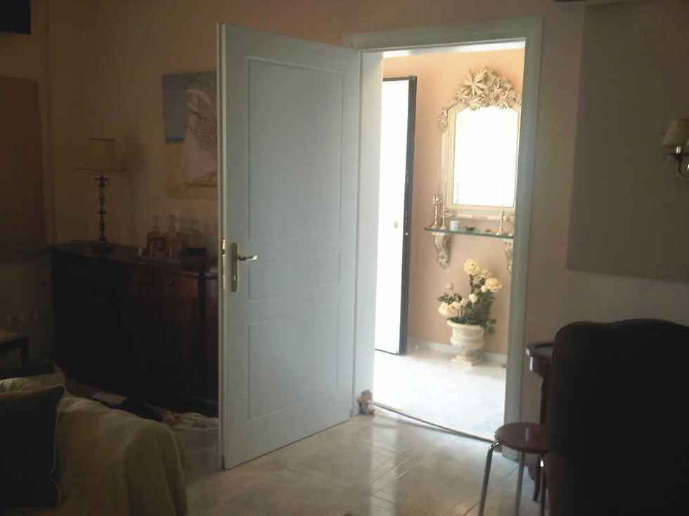 Wooden acoustic door for home cinema