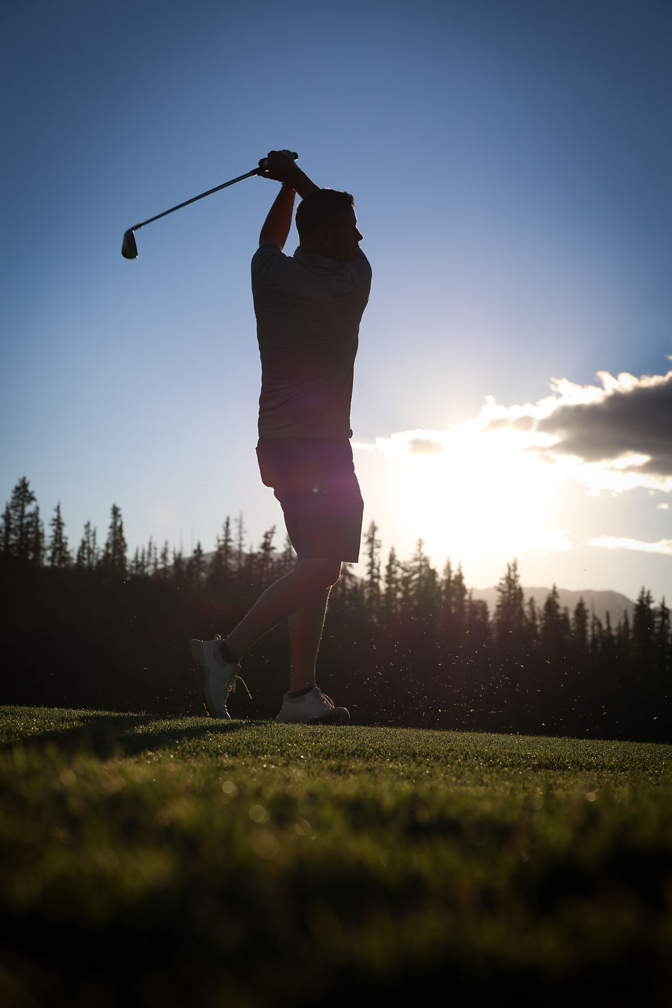 Sunset golf