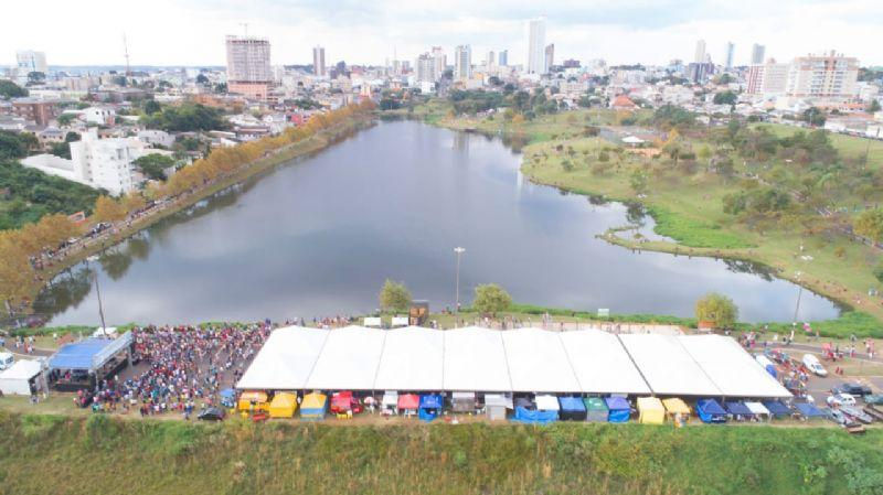 Foto da edição da festa divulgada pela prefeitura nos anos anteriores