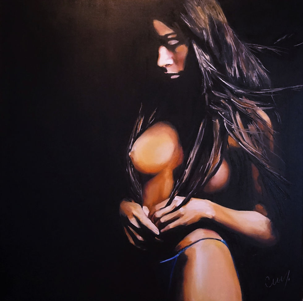 “Bella” oil on canvas ( 90/90 cm )