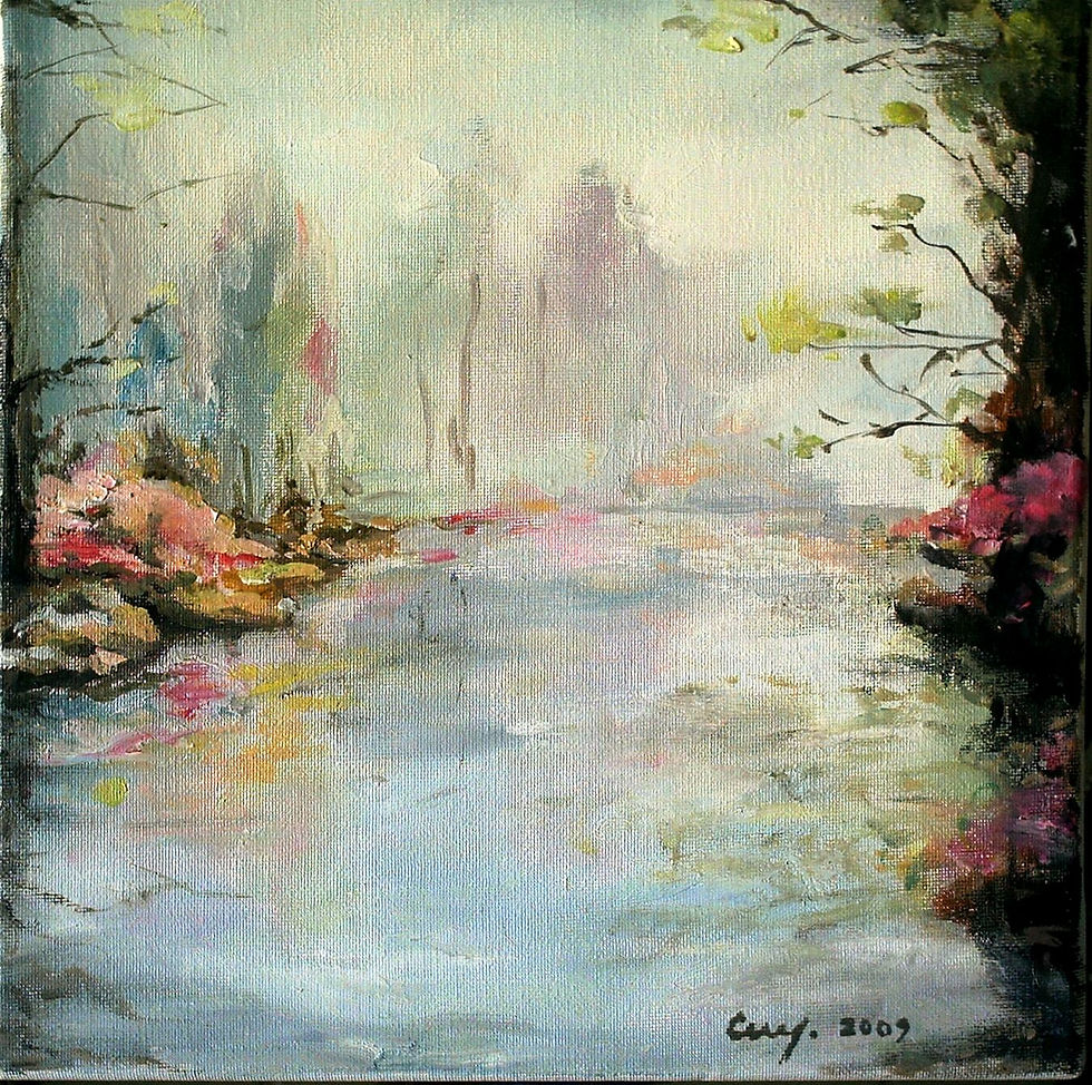 "My Kingdom" oil on canvas 40/40 cm