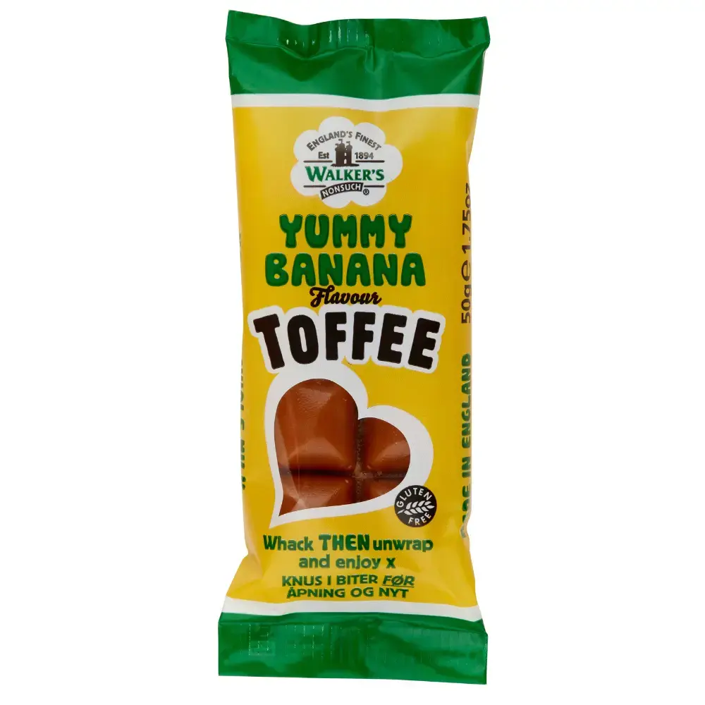 Yummy Banana Toffee Slab
