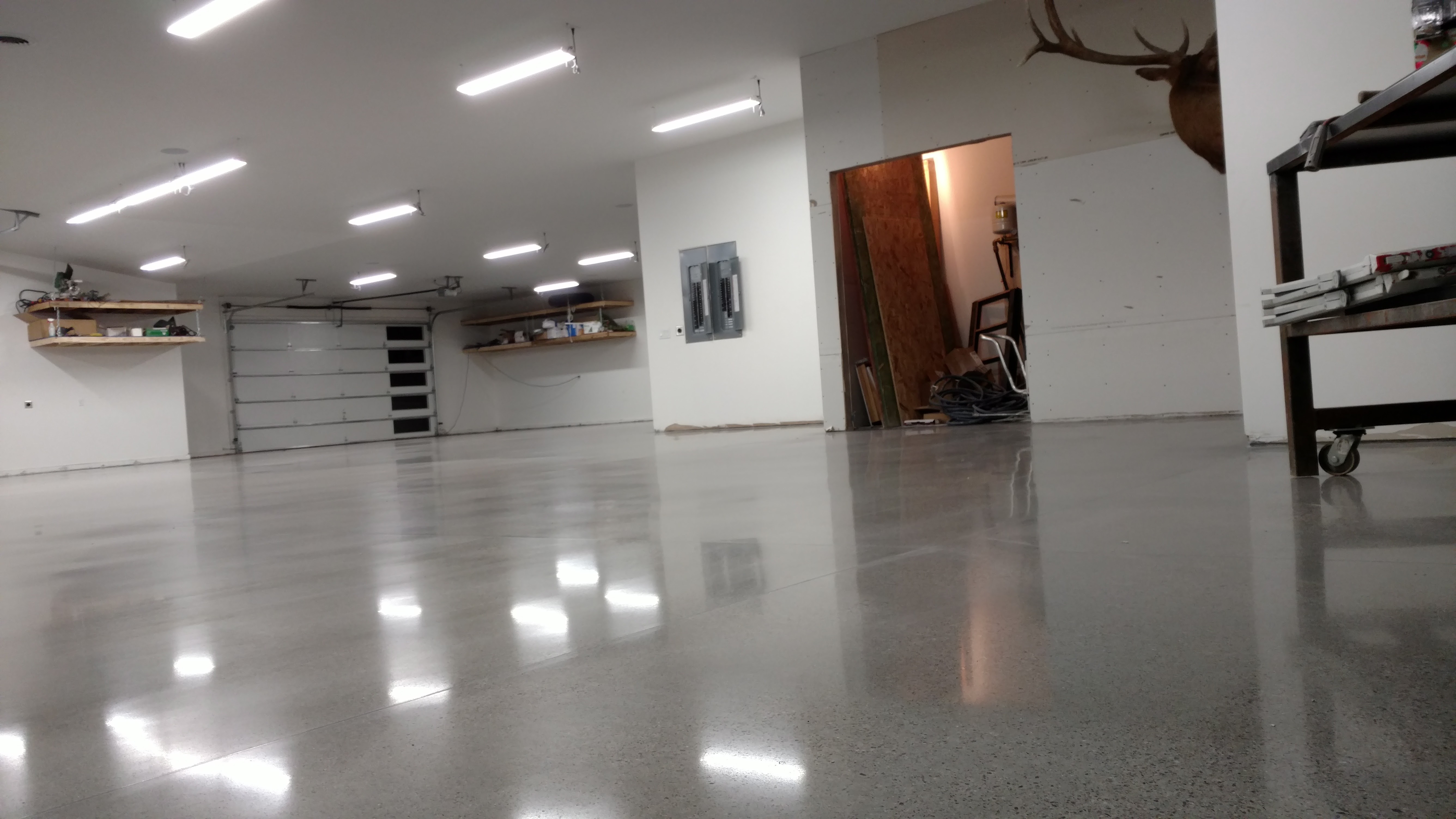 Custom Polish Concrete Garage