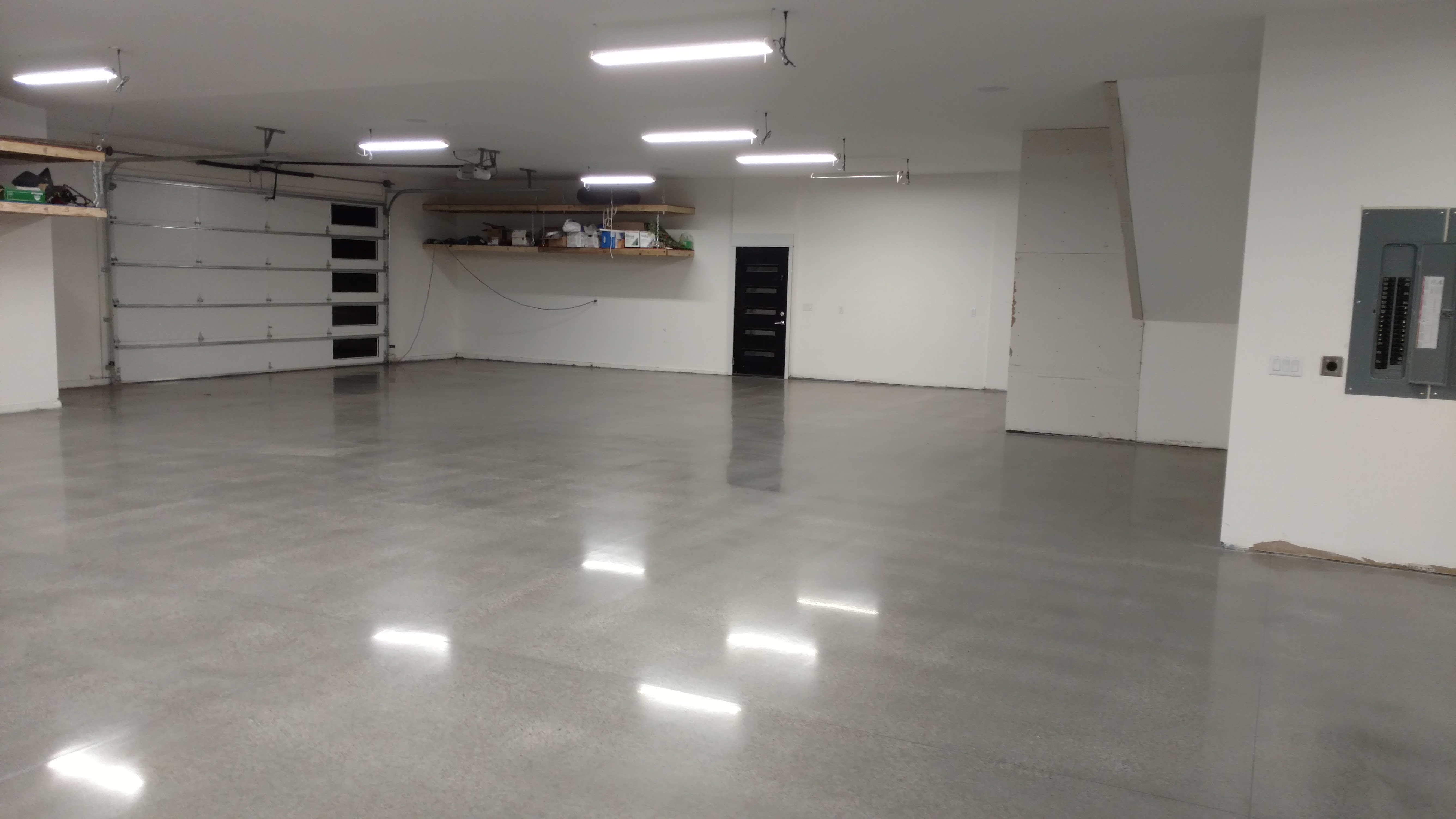 Modern Polish Concrete Garage