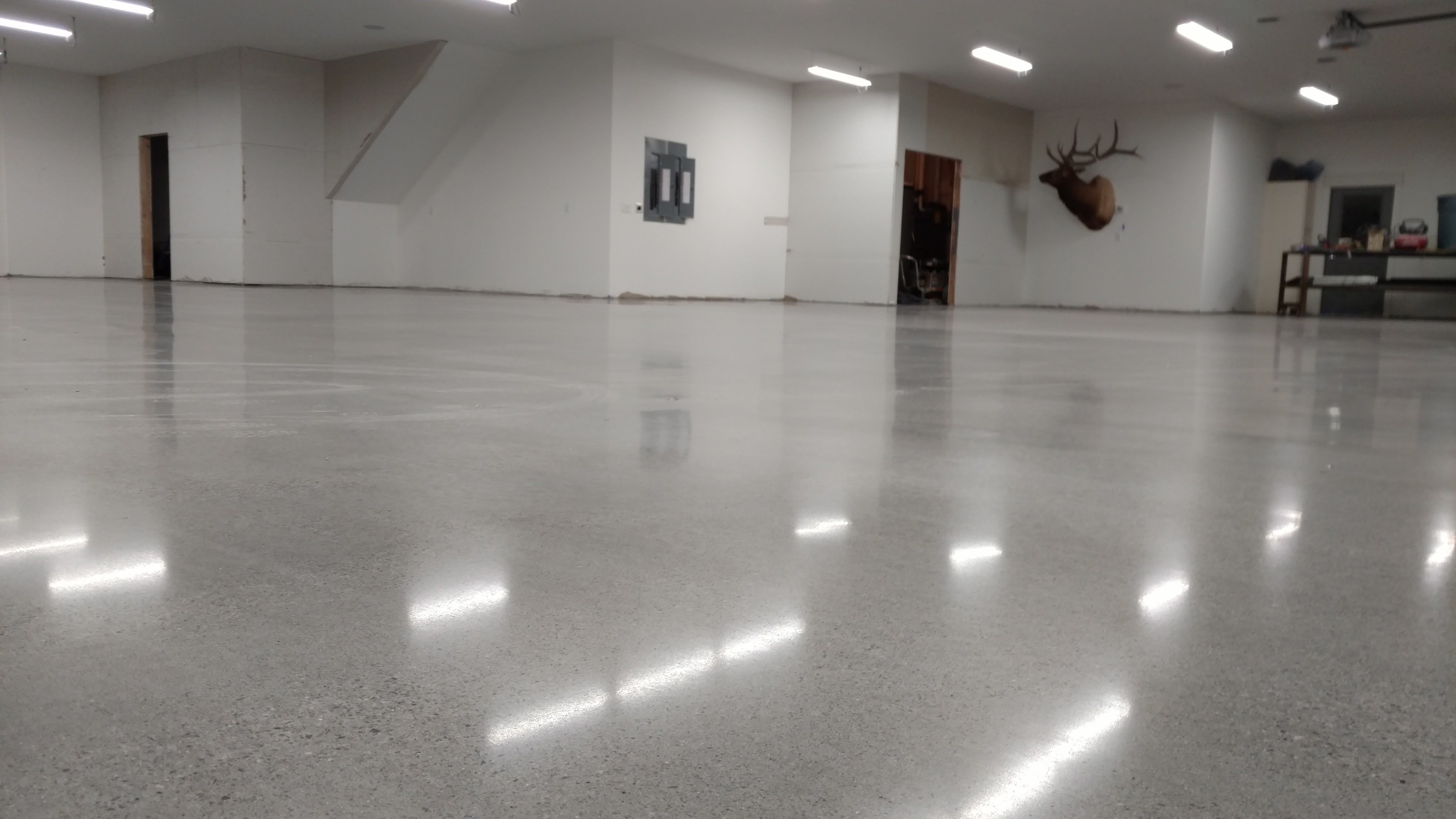 Modern Polish Concrete Garage