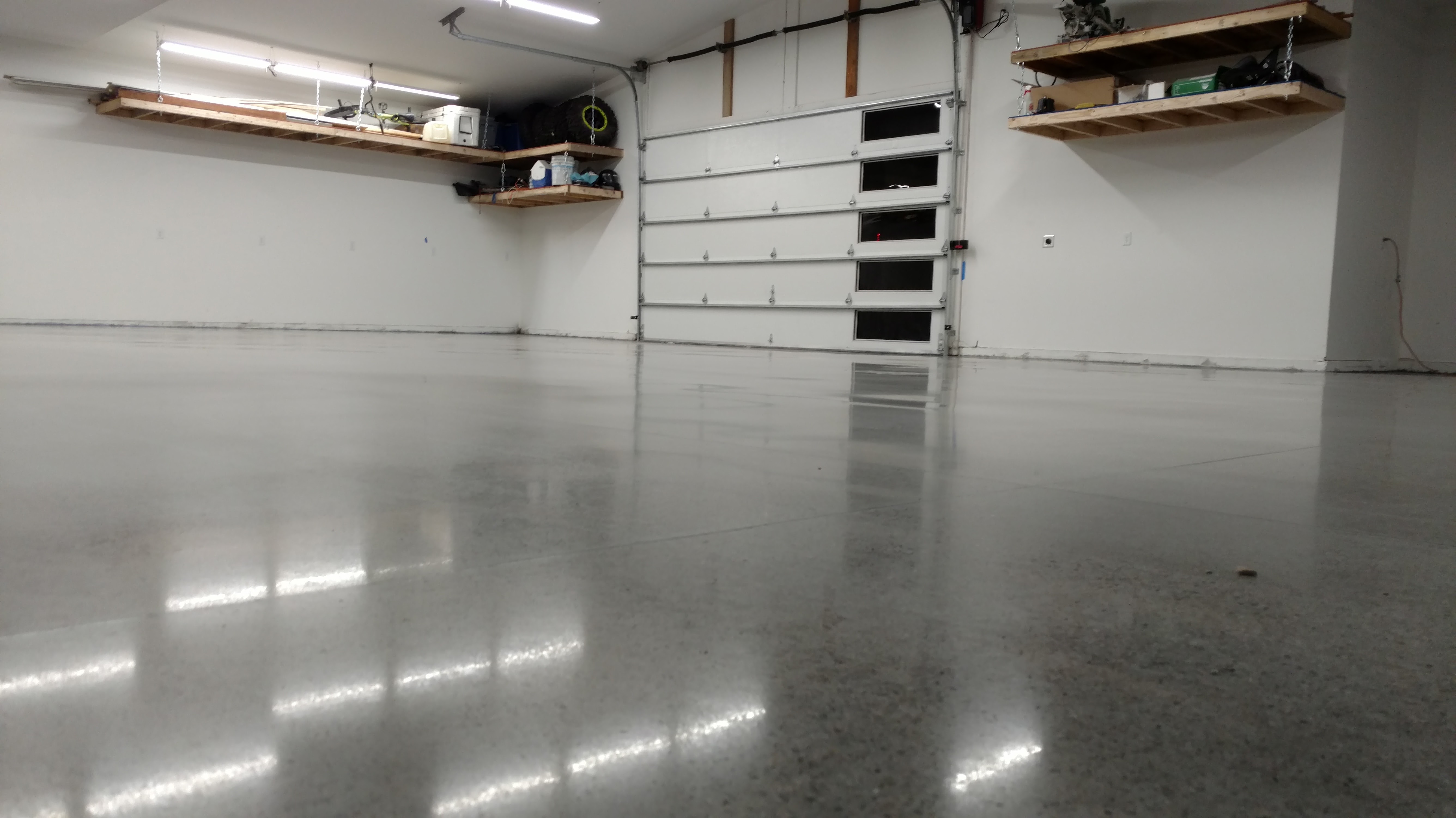 Custom Polish Concrete Garage
