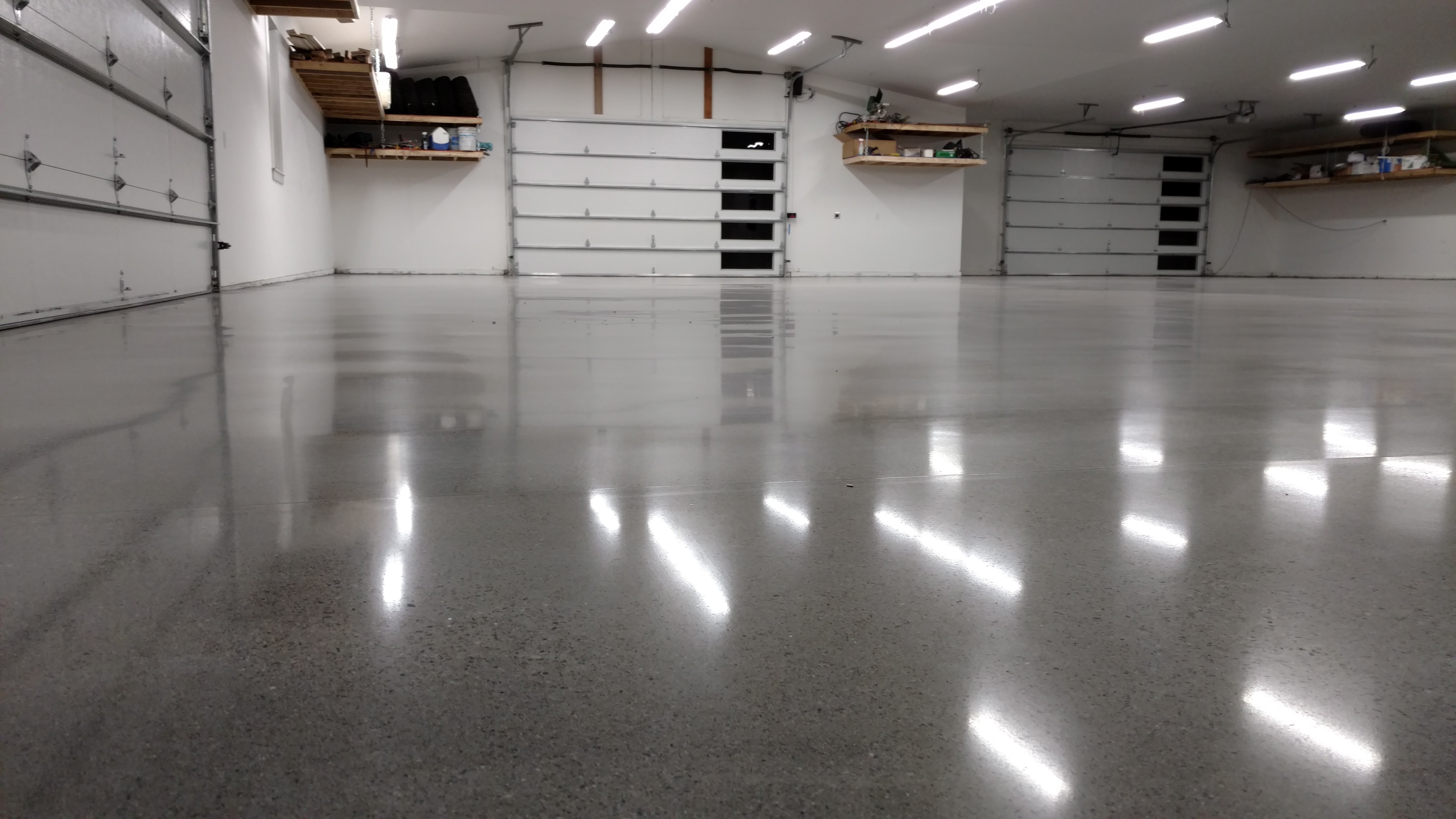Custom Polish Concrete Garage