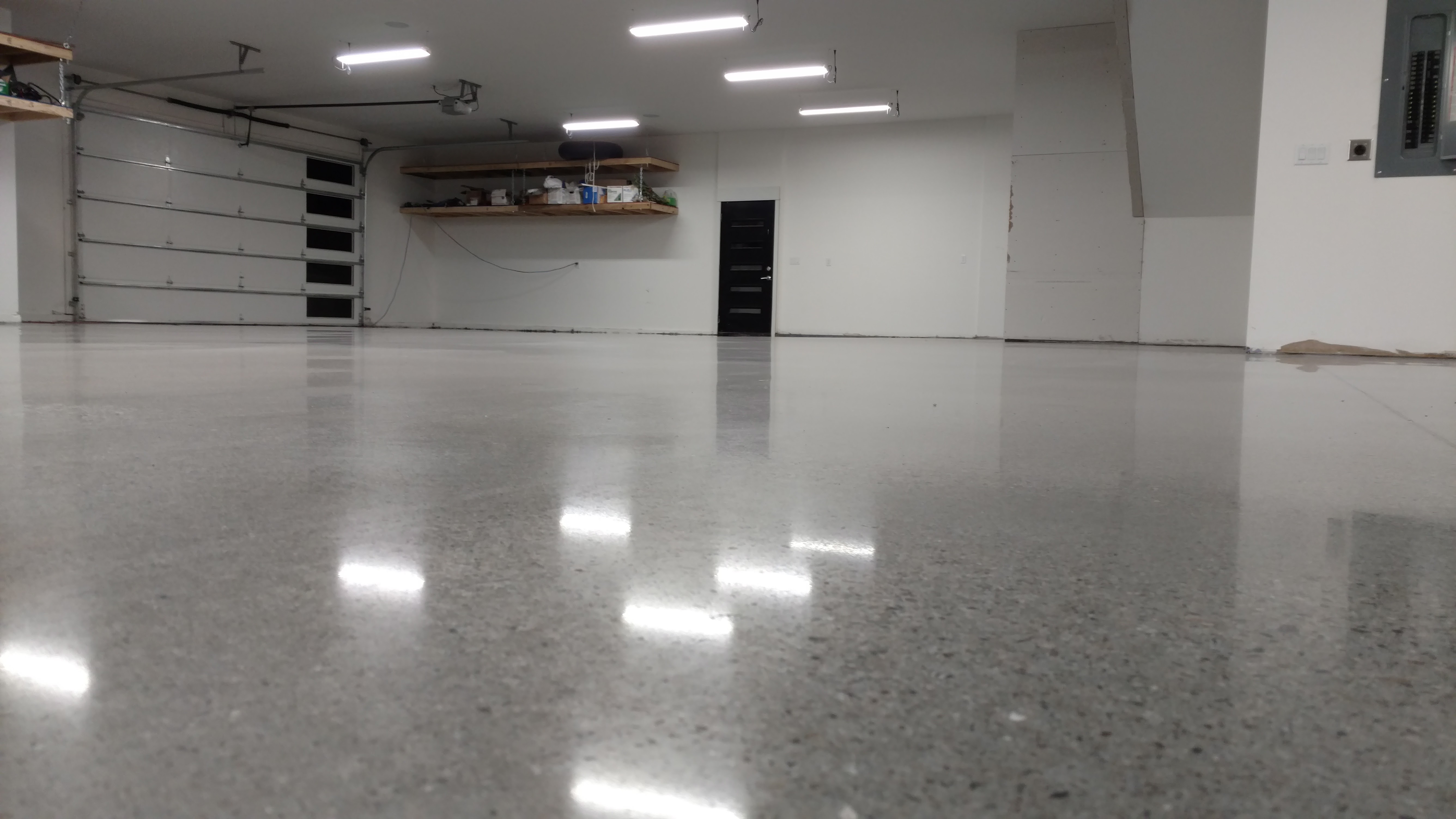 Modern Polish Concrete Garage