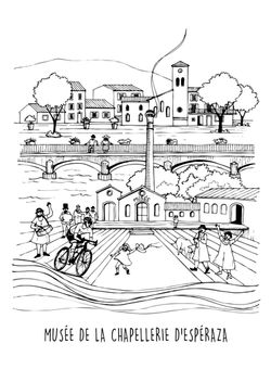 Illustration pour le Musée de la Chapellerie de Chalabre