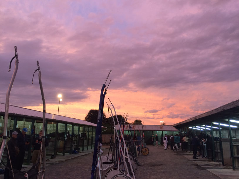 Sunset at Cambridge Raceway