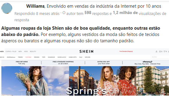 %Tayane lopes% 9 As roupas da SHEIN são de boa qualidade?