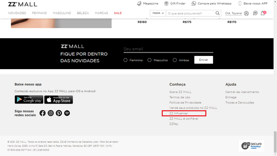%Tayane lopes% 23 ZZ MALL afiliados, como participar