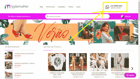 %Tayane lopes% 20 atendimento site Toda Mulher