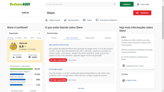 %Tayane lopes% 4 A loja Shein é confiável?