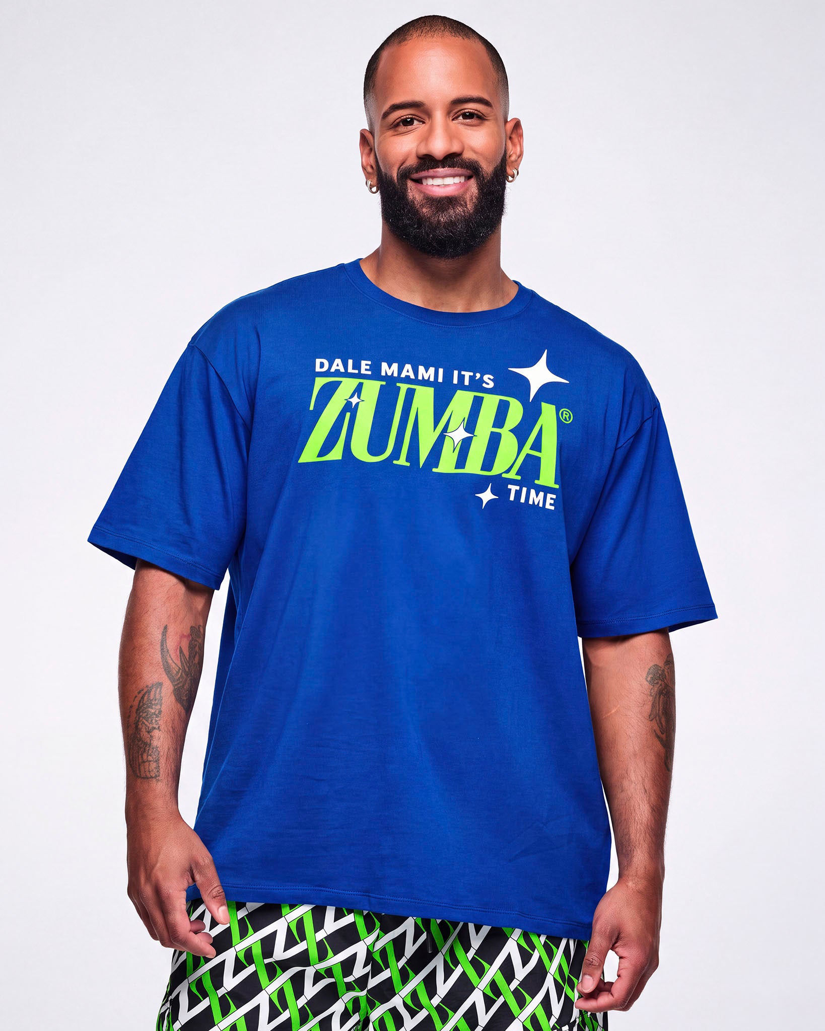 T-SHIRT one size  Zumba zumba bleu 