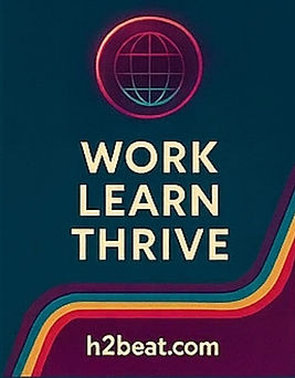 Logo, with strip retro look