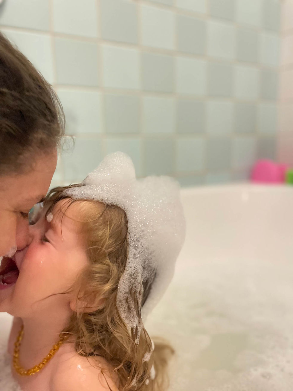 Close-up view of a Montessori activity table with natural materials and child-sized tools