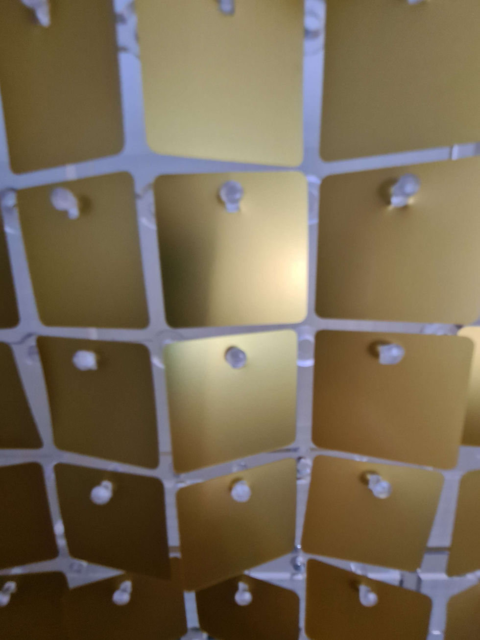 Thumbnail: Matte Gold Sequin Wall - 36 Panels