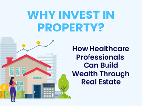 Illustration of a girl investing in housing in the city property