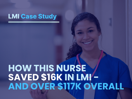 Graphic, of a young Nurse: Case Study: How Sharni Bought Her $750K First Home with Just a 10% Deposit – Saving Over $117K in Upfront Costs
