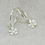 Thumbnail: Hoops with Silver Wax Flower charms