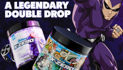 Fantomen Jungle Burst & Tropical Ice X-Zero energy drink flavours for sale