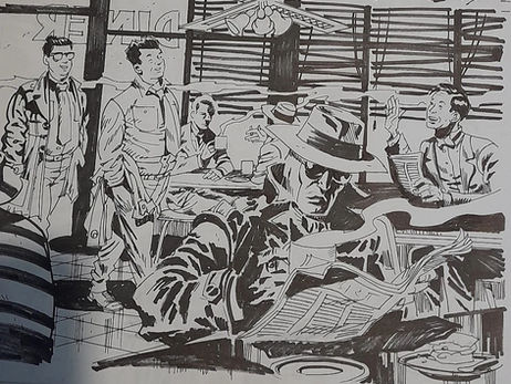 Phantom Frew artist Jason Paulos original art for sale