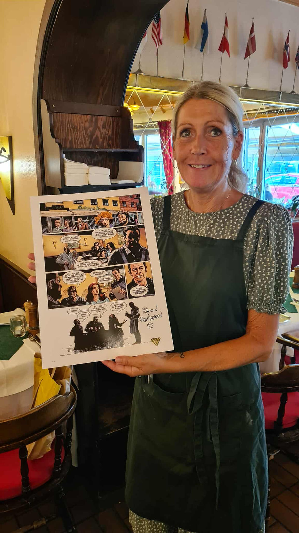 The Phantom wining and dining in Gothenburg