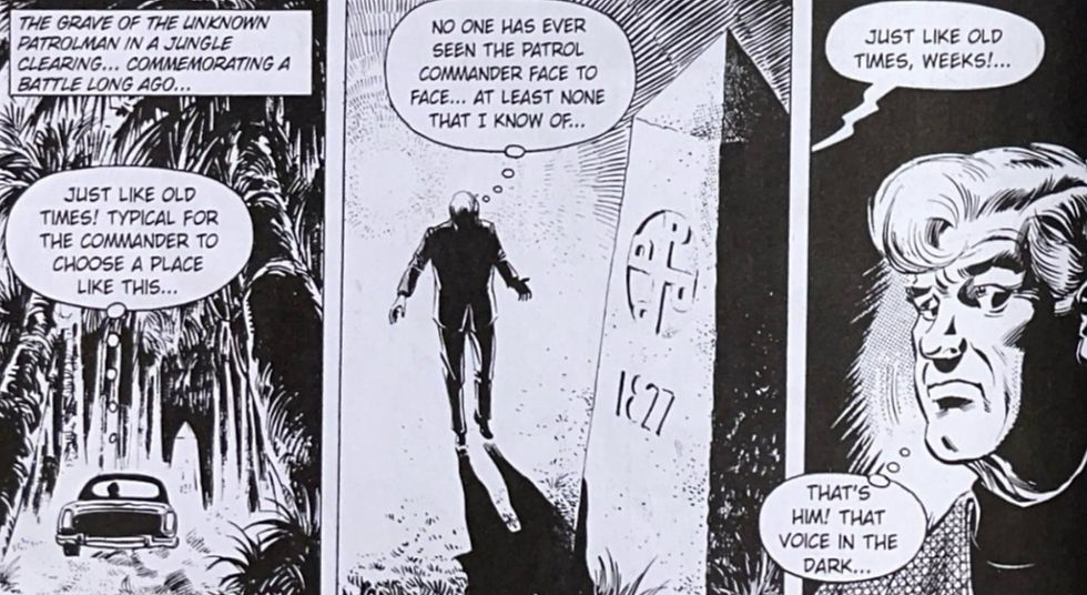 The Jungle Patrol Monument - the origins & its inclusion in the newspaper stories