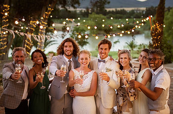 Photos de famille de mariage
