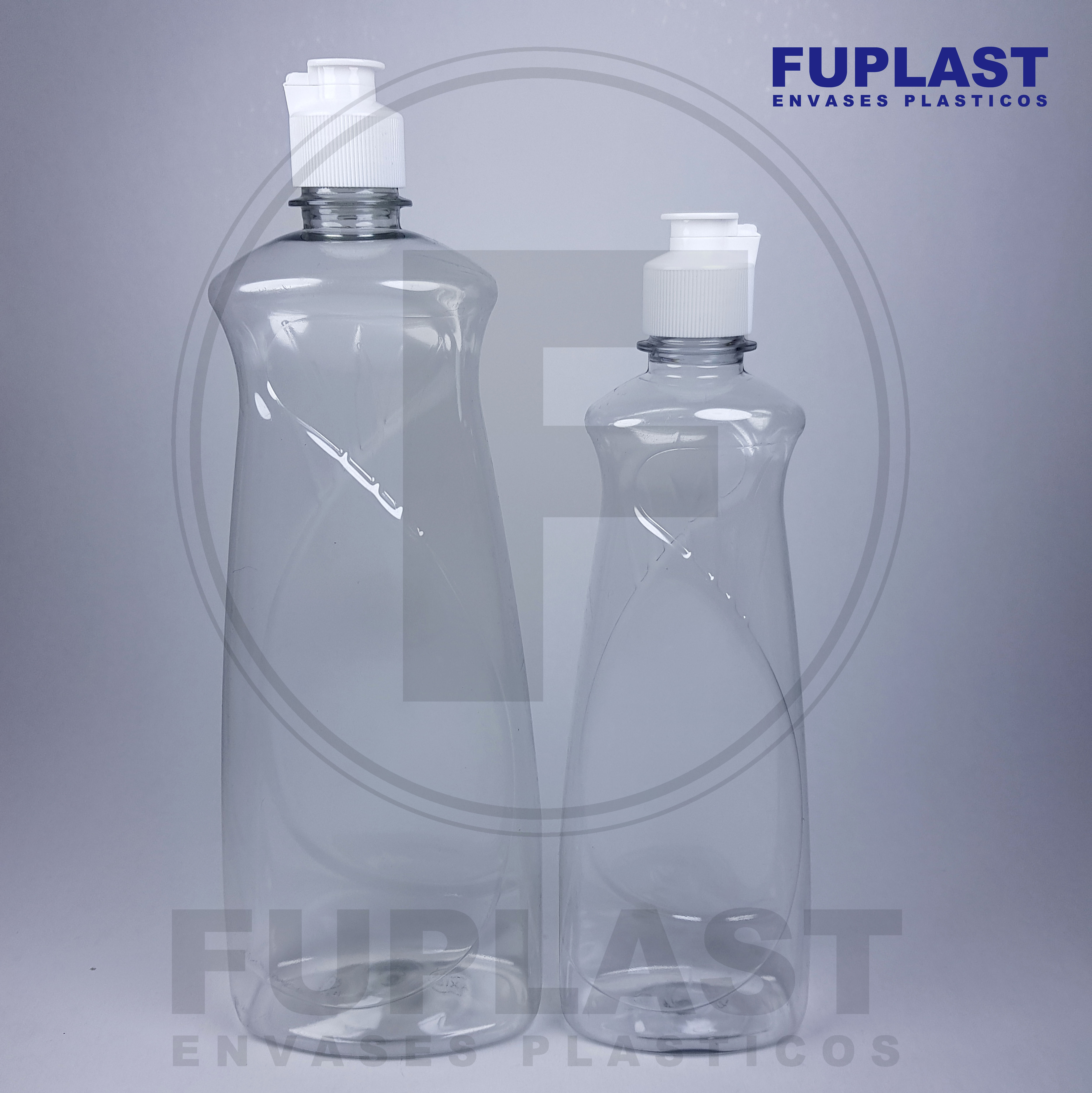 Envase Lavavajilla 500 ml. 1L con tapa Flip - Top