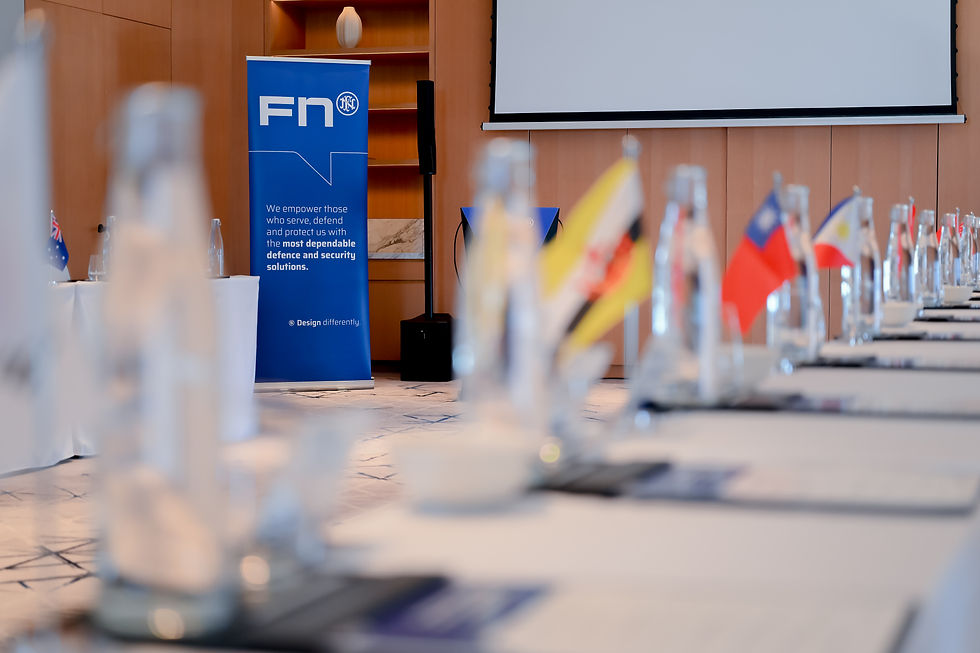 FN APAC Regional Seminar 2026 at Hyatt Regency Kuala Lumpur at KL Midtown, featuring regional partners, distributors, and defence industry stakeholders from across Asia-Pacific.