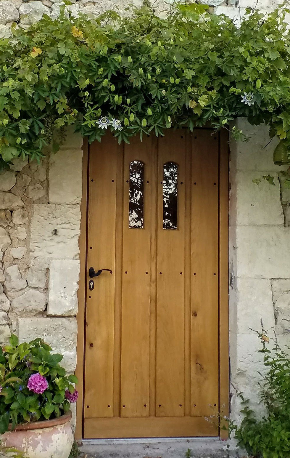 oak entrance door cottage