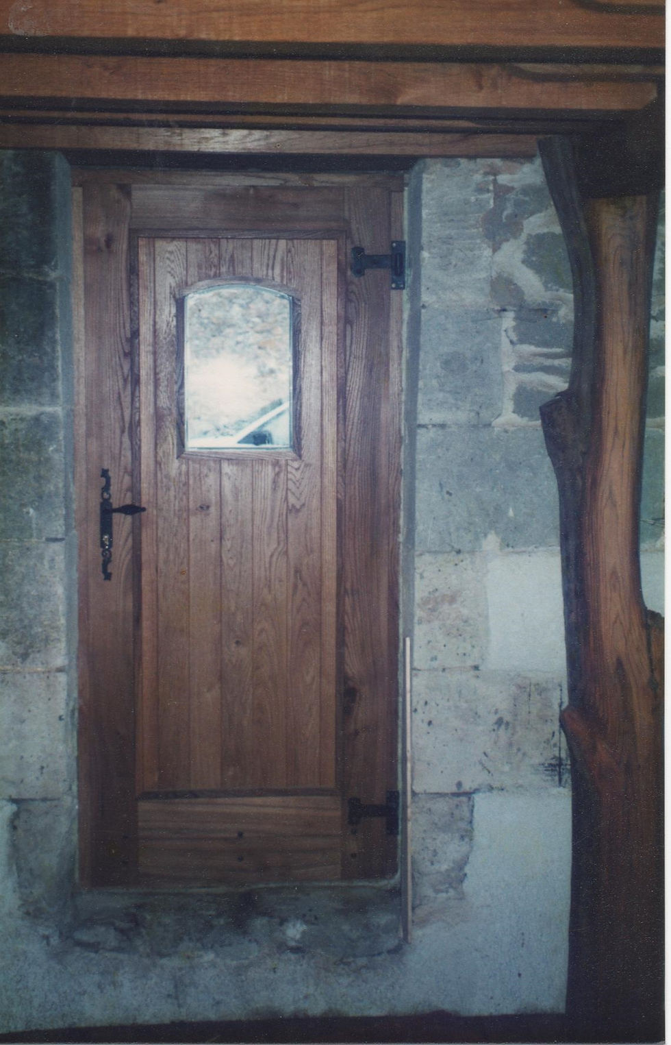 Rustic 'Tudor' style oak door