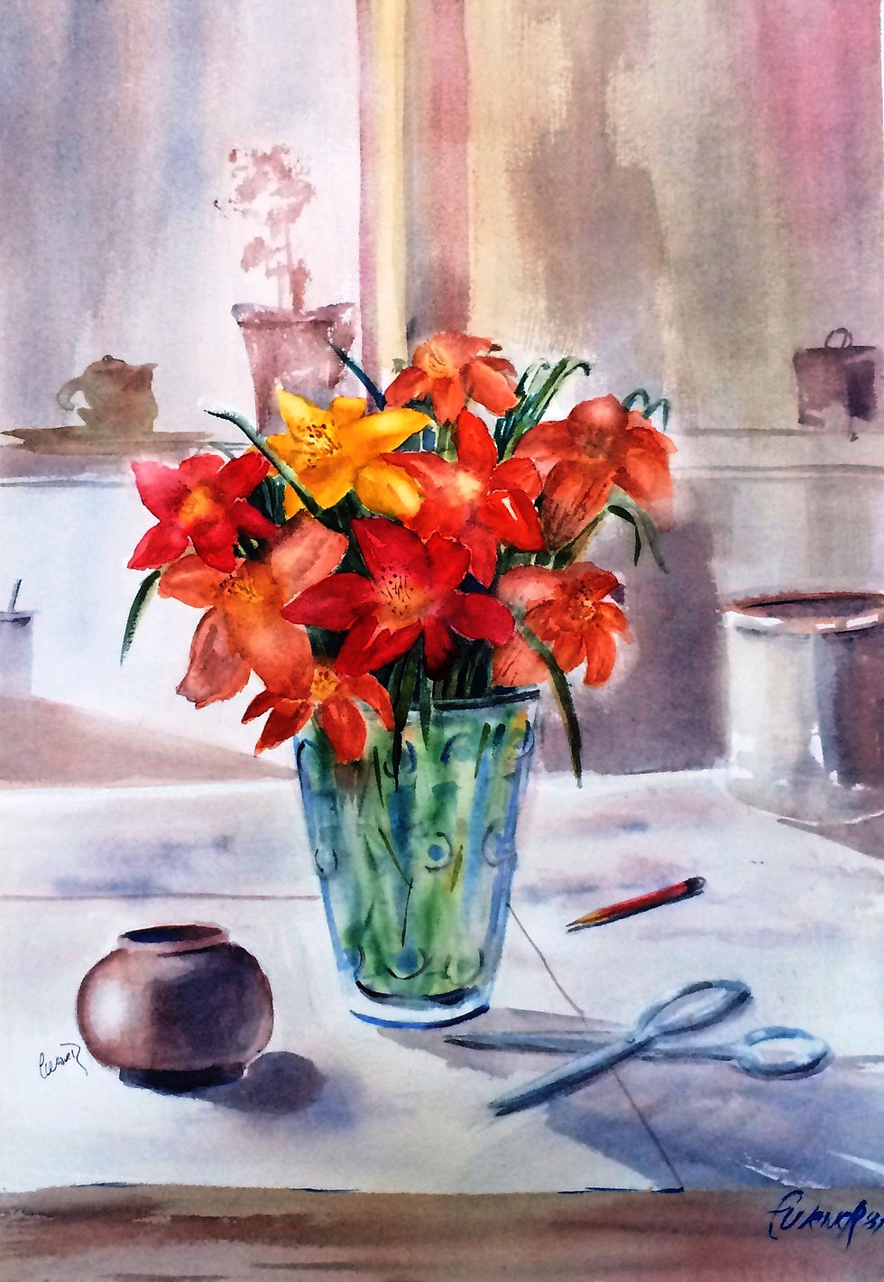 Flowers in the Studio