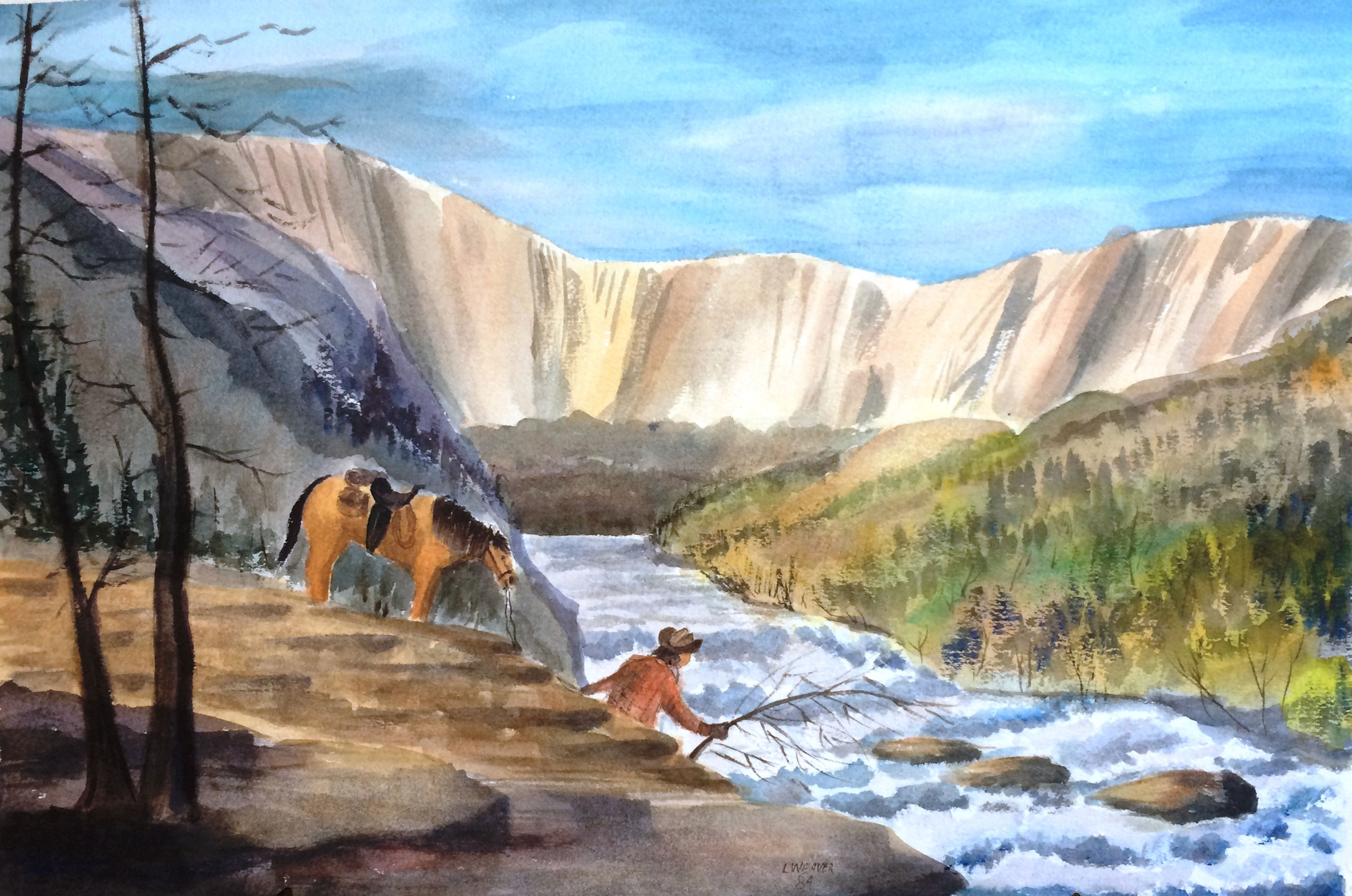 Cowboy Fishing  and Sailing to Anywhere