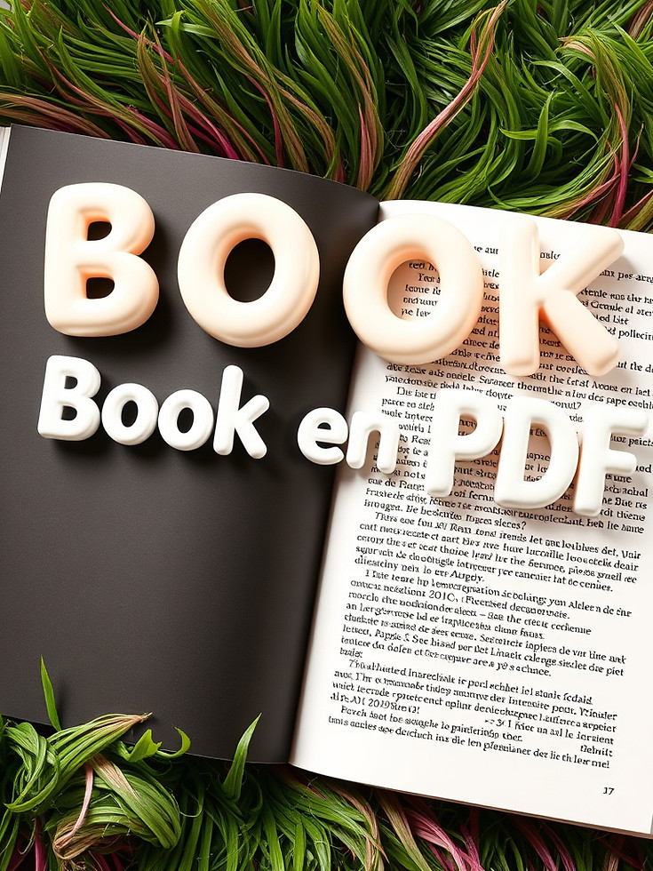 écris le texte suivant en blanc et en forme de ballons 3D sur un magazine ouvert, le text