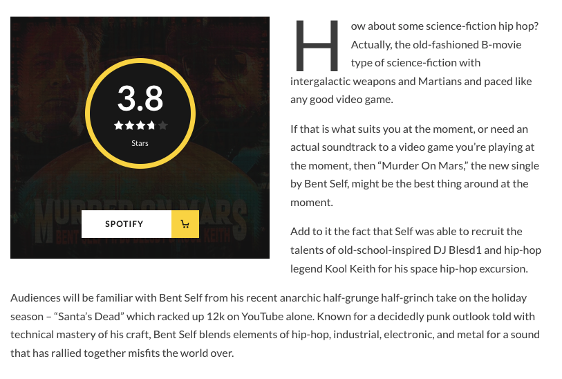 Bent Self Murder On Mars Review