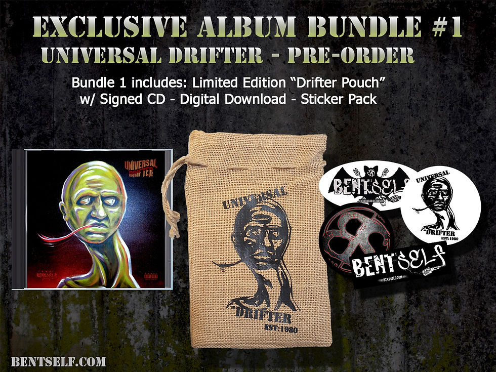 Pre-order Universal Drifter - Album Bundles ! BAM