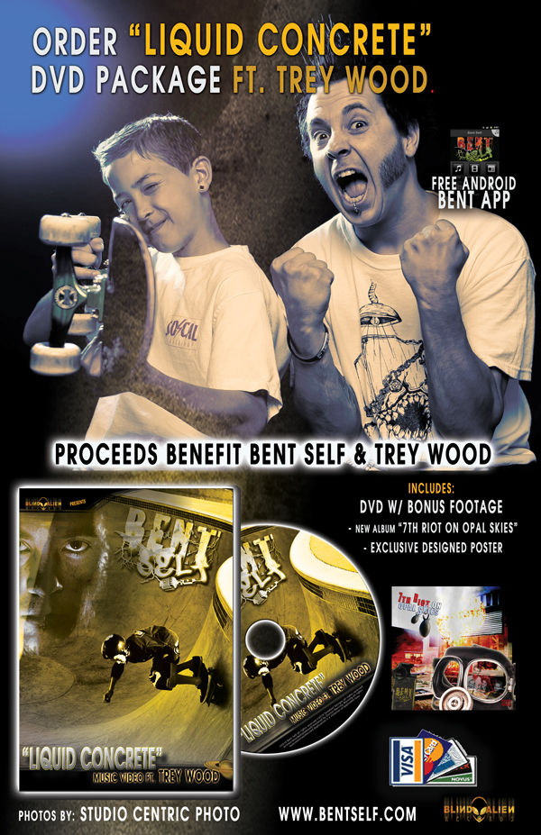 MUSIC VIDEO PREMIER "LIQUID CONCRETE" & LIVE PERFORMANCE BY BENT SELF. IM READY TO RELEASE MY NEW BABY TO THE WORLD FEATURING PRO SKATER TREY WOOD