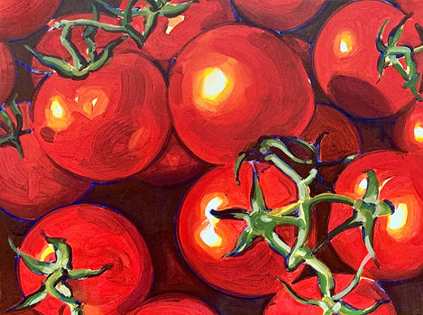 Tomaten Malerei