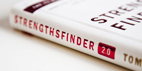 hardcover book of Strengthsfinder 2.0
