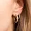 Thumbnail: Sif Jakobs Earrings Ellera Medio Yellow Gold with White Zirconia