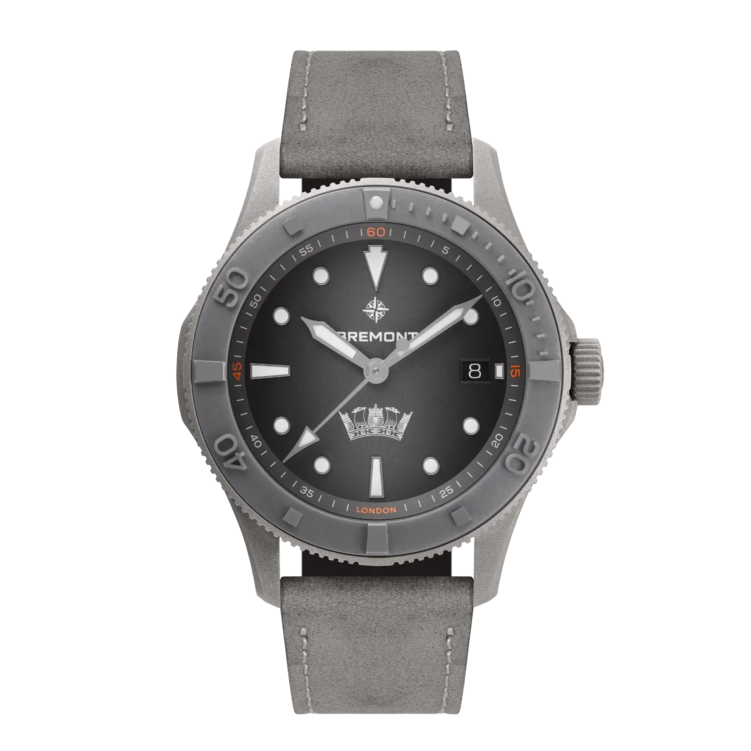 Bremont HMAF Supermarine 40mm Date Leather Strap