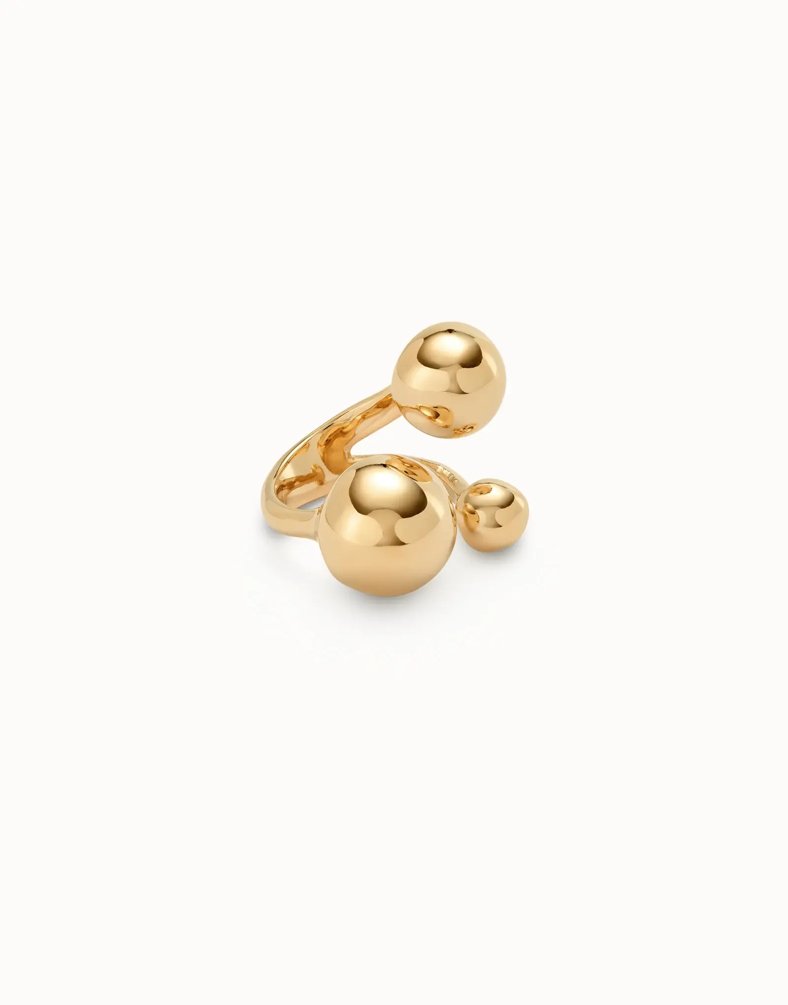 UNOde50 Three Beads Ring