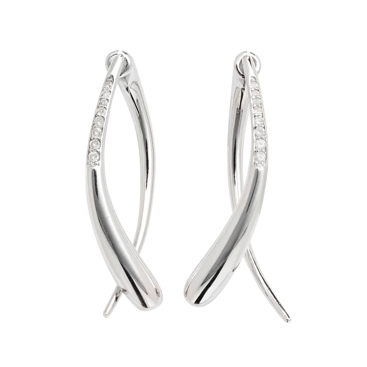 Lucy Q Sycamore Front Back Earrings Galio Jewellers