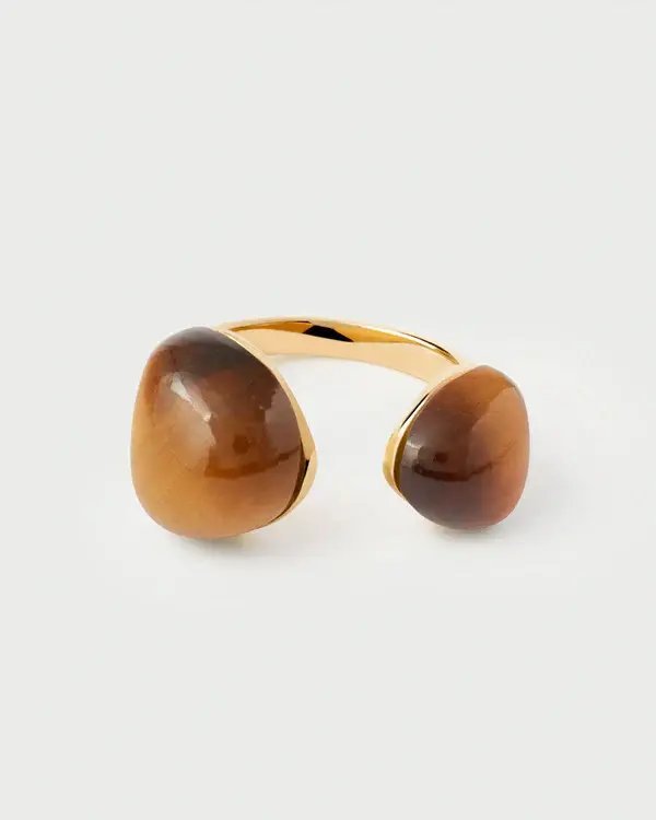 Thumbnail: PDPAOLA Tiger Eye Gravity Ring